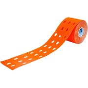 Тейп кинезиологический CureTape Punch Orange, 5 см x 5 м, 160714, перфорированный, оранжевый