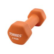 Гантель металлическая TORRES в неопреновой оболочке