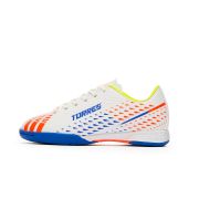 Бутсы зальные TORRES RAYO KID детские, TS134235-234-30, р.30, резина,ПУ,текстиль, бело-синий