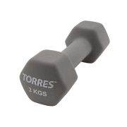 Гантель металлическая TORRES в неопреновой оболочке