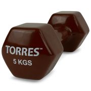 Гантель металлическая TORRES в виниловой оболочке