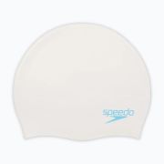 Шапочка для плав. дет. SPEEDO Plain Moulded Silicone Cap Jr, 8-7099017621, БЕЛЫЙ, силикон