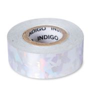 Обмотка для гимнастического обруча INDIGO Ice, IN379-SIL, 20мм*14м, на подкл, серебристый