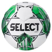 Мяч футб. SELECT Liga V25, 3855160585, р.5, FIFA Basic, 32п, ПУ, руч. сш, бело-зеленый