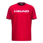 Футболка мужская HEAD Club Original T-Shirt M 811855-RD-M, р.M, хлопок,полиэстер,эластан, красный