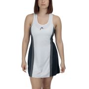 Платье HEAD Club 25 Dress W 814745-NVWH-S, р.S, 85% полиэстер 15% эластан, белый