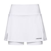 Юбка-шорты тренир. жен. HEAD Club Basic Skort Long W 814539-WH-L,р.L,92%полиэстер,8% эластан,белый
