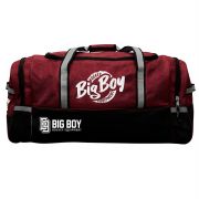 Сумка-баул спорт. BIG BOY Premium 36, BB-BAG-CA-RD, полиэстер, на колесах, бордово-черно-белый