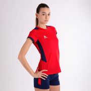 Форма волейб. жен. +ADRENALINA Clas 1304-062-S, р.S, 100% полиэстер, красно-синий