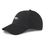 Бейсболка спорт. PUMA Style Fabric Cap 02282801, хлопок, полиэстер, черный
