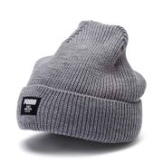 Шапка PUMA Ribbed Classic Beanie, 02170905, 100% акрил, серый