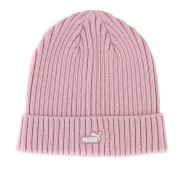 Шапка PUMA ESS Patch Mid Crown Beanie, 02641703, акрил, полиамид, полиэстер, розовый