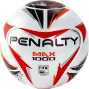 Мяч футзал. PENALTY BOLA FUTSAL MAX 1000, 5415911170-U, р.4, PU, FIFA Pro, термосш.,бел-кр-чер