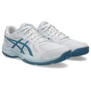 Кроссовки  ASICS Upcourt 6 1071A104 105,р.10.5(рос.43),иск.кожа, текстиль,бело-бирюзовый