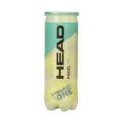 Мяч для падела HEAD Padel One S, 575383, уп.3 шт, войлок,нат.резина,желтый