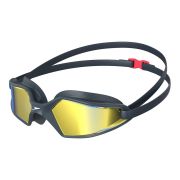 Очки для плав. SPEEDO Hydropulse Mirror, 8-12267D646, ЗЕРКАЛЬНЫЕ линзы, черная оправа