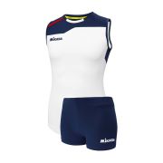 СЦ*Форма волейб. жен. MIKASA MT377-076-2XL, р.2XL, 90% полиэстер, 10% эластан, бело-темносиний