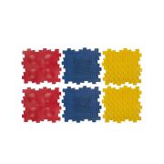 Коврик игровой массажный, 6 модулей 24,5*24,5*1,4см.
